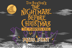 Nightmare Before Christmas: The Pumpkin King screenshot 2 for GameBoy Advance